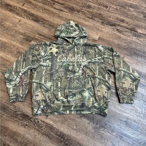 Cabela’s 2XL XXL Hunter Infinity Camo Camouflage Hoodie Sweatshirt Pullover